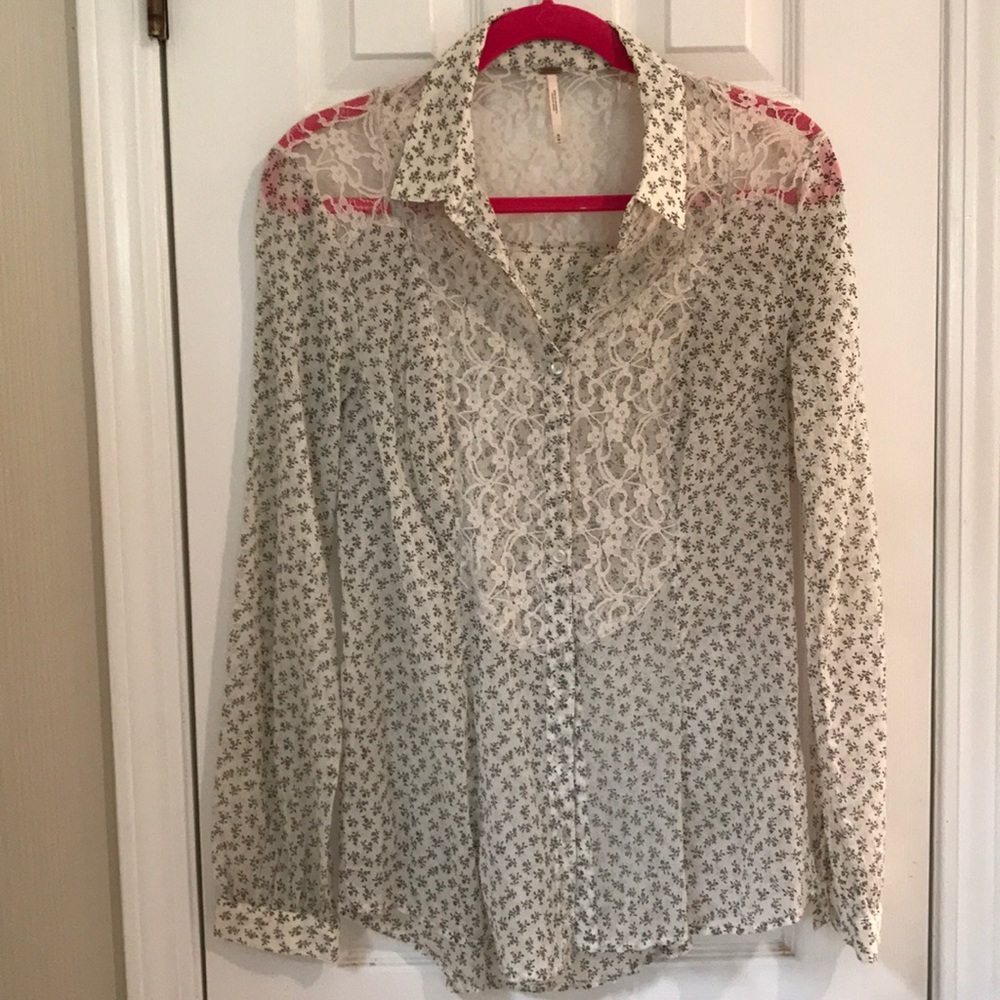 Free people button down